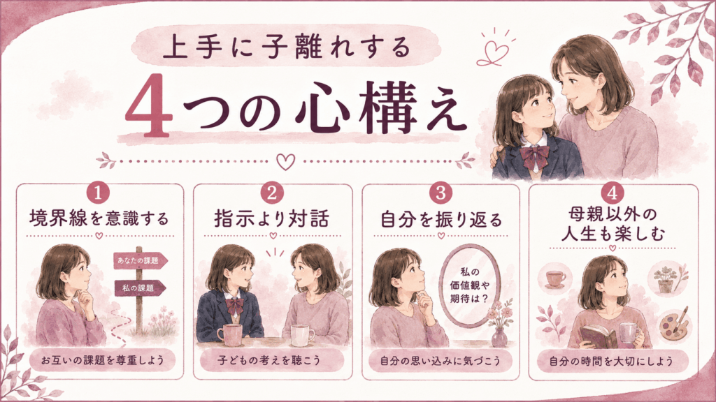 上手に子離れする4つの心構え